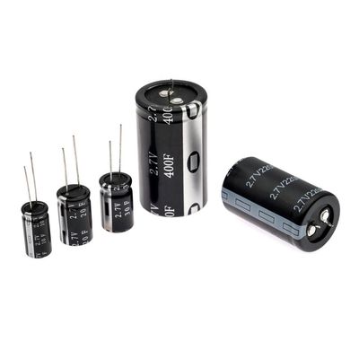 원통인 1F~400F 2.7V 고온 슈퍼커패시터 울트라 콘덴서