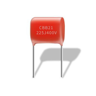 비 유도성 구조 CBB21 225J 400V 축전기 난연 에폭시 분말 코팅