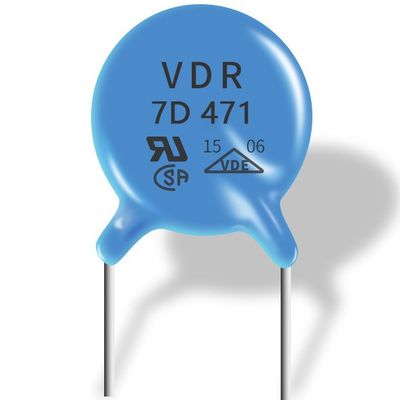 DC 전력 코드 동안 어떤 극성 빠른 응답 07D471k P5MM 금속 산화 배리스터