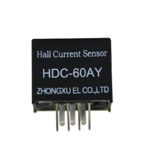 홀 효과 전류 센서 HDC-60AY PCB 장착용 출력 폭 넓은 온도 범위 -40°C ~ 85°C
